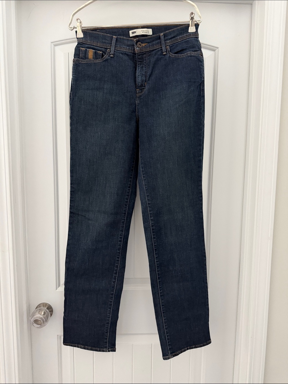 Levi's Straight Leg Dark Indigo Women's Jeans